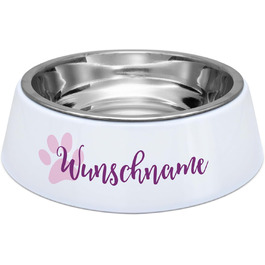 Миска для корму для собак з іменем PrintPlanet® - персоналізована миска для тварин з гравіюванням (Layout 1)