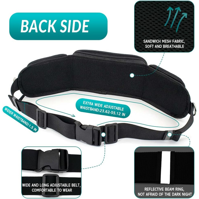 Лекарська сумка для собак, поясна сумка для аксесуарів, мішок для ласощів з дозатором кульок для вигулу, прогулянок та дресирування (Сірий, з 1 повідком)