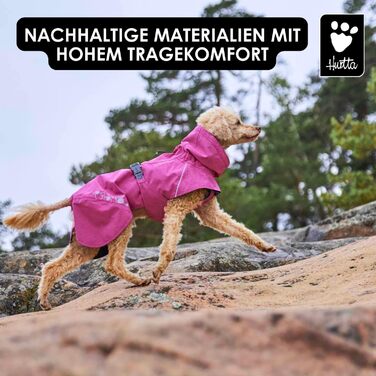 Дощовик для собак Hurtta Monsoon Coat II ECO (Рубін, 45 см)