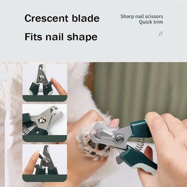 Набір для догляду за тваринами на 8 предметів для собак та котів: щітки від випадання шерсті, ванна щітка, щітка для вичісування, щітка для підшерстка, гребінець від бліх, ножиці для обрізання кігтів, сумка для аксесуарів 21*4*29 см, зелений