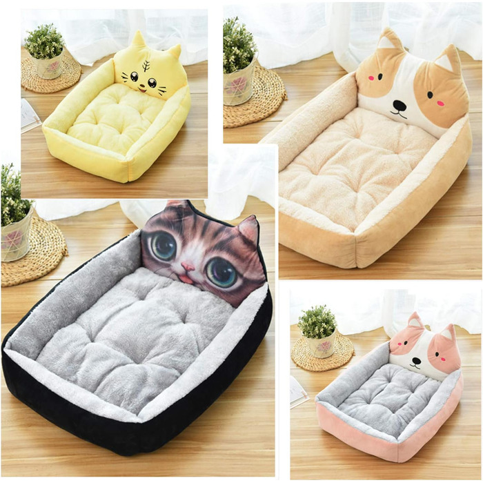 Килимок для собак Petcute: теплий, м'який, миючий, L (70 см), коричневий