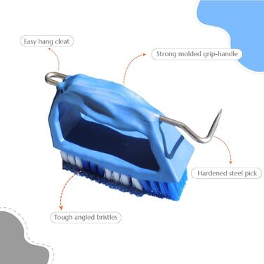 Щітка для чищення копит коней Kelcie's Pick Brush, інструмент для догляду