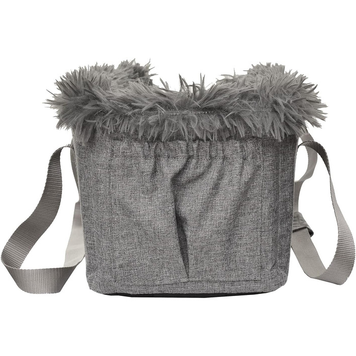 Підлокітник для собак у авто | Універсальний, миючий, зносостійкий, для середніх собак | Підходить для центральної консолі, переднього сидіння, пасажирського сидіння, заднього сидіння | Сумка для собак, для маленьких собак | Колір: сірий