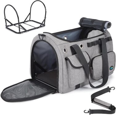 Транспортна переноска для кота Ownpets, складна, 45x30x31 см