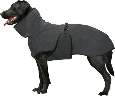 Зимовий одяг для собак: теплий великий манжет, жилет, куртка для маленьких, середніх собак, Golden Retriever (Сірий, XXL)