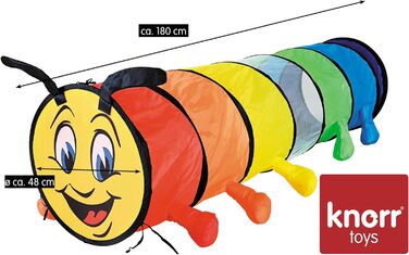 Ігровий тунель-гусениця Knorrtoys, яскравий дитячий тунель для ігор
