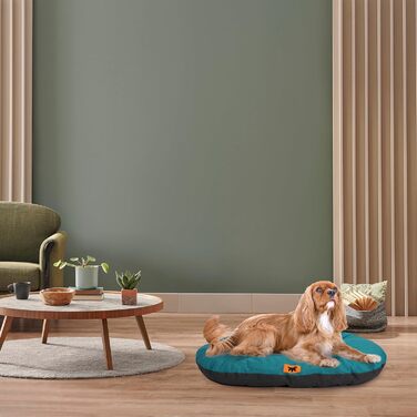 Крісло-лежанка для собак та котів Ferplast Relax, 65x42 см, бавовна, туркеніт