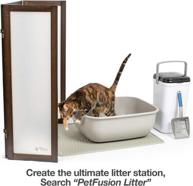 PetFusion BetterBox Велика котяча туалетна коробка, 2 шт. Міцний ABS-пластик, антипригарне покриття для гігієни та легкої очистки