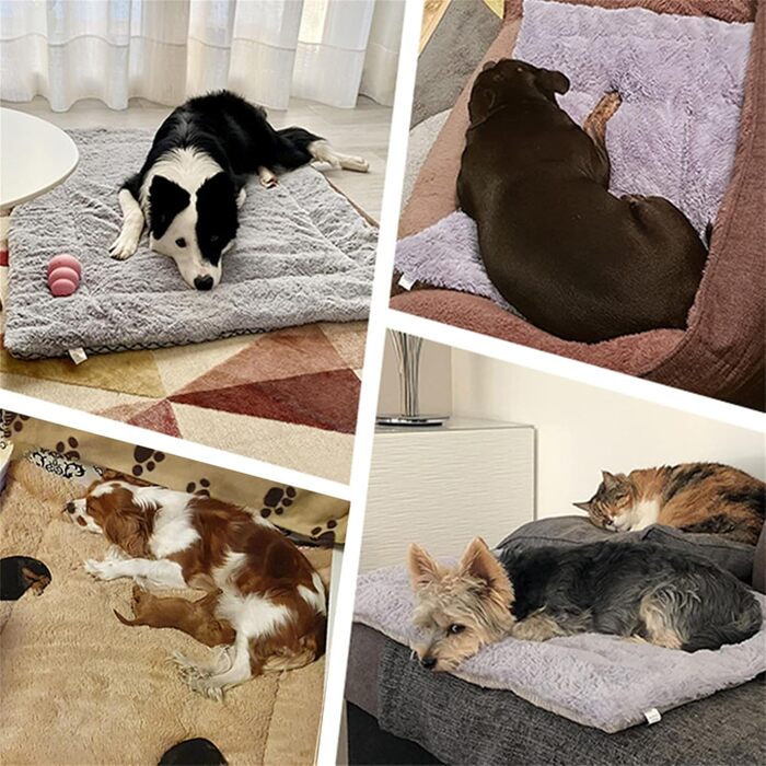 М'яке ліжко для собак та котів FANSU, XXL (110x75 см), фруктів зелений колір. Зручне, миється, для маленьких, середніх та великих собак