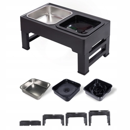 Набір із трьох металевих мисок для годування Jumi