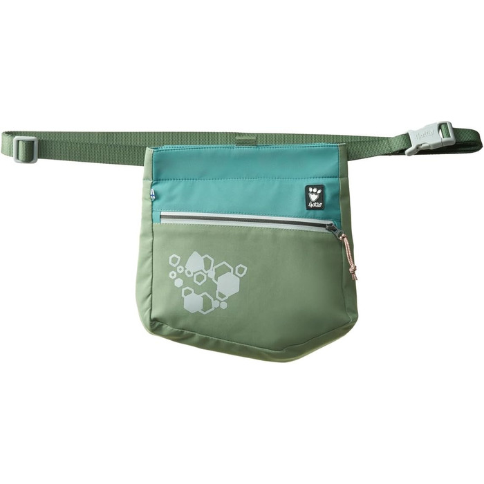 Сумка для ласощів Hurtta Leckerlibeutel ECO для собак, зручна та практична, з магнітним закриттям та знімною кишенькою (HedgeMix)