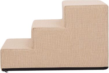 Сходинка для собак та котів Tiertreppen - пандус для маленьких собак та котів, 3 сходинки, висота 30 см, бежевий