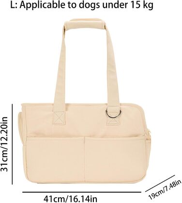 Транспортна сумка для собак та котів | Легка переносна сумка для маленьких та середніх тварин | для подорожей, до ветеринара, на прогулянку