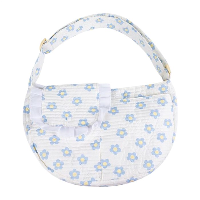 Транспортна переноска для котів та маленьких собак, блакитна, 15 x 15 x 5 см