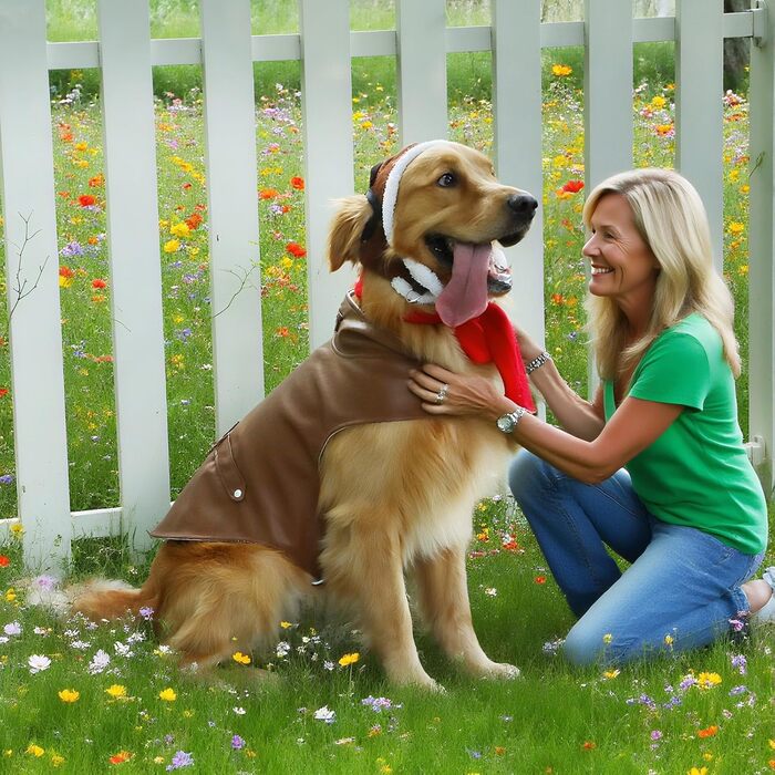 Костюм пілота для собак Huhumy, карнавальний костюм для великих собак, шапка та шарф, косплей, вечірка, Хелловін
