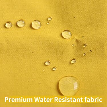 Жовтий дощовик для собак, розмір S (M), з капюшоном та кишенями, водонепроникний, для активного відпочинку