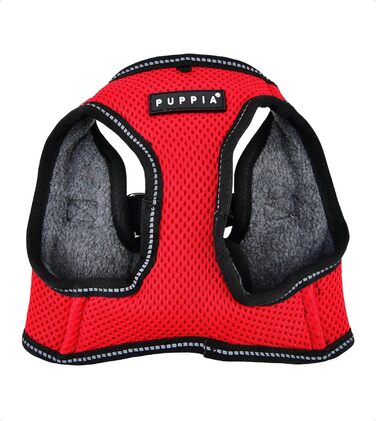 Шлея-жилет Puppia Thermal Soft для собак, S, червоний