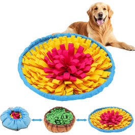 Schnüffelteppich для собак: інтелектуальна килимок-іграшка з антиковзаючою поверхнею. Антистрес, для малих та великих собак (зелений)