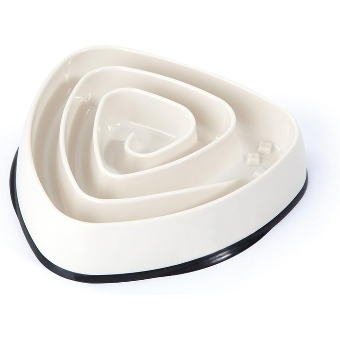 Миска для собак Edupet 06027AA, Anti-Schling Napf, Slow Feeder, 300 мл, 21 см, бежева