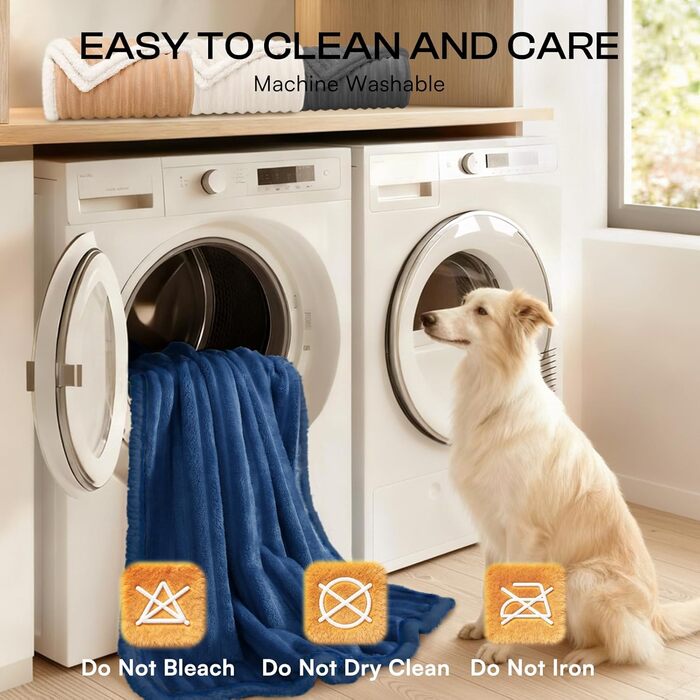 Водонепроникний коврик для собак Luciphia, XL (85x57 см), ультрам'який, теплий, фланелевий, для захисту меблів, машинне прання