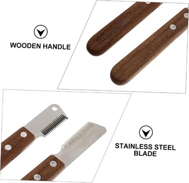 Набір для грумінгу собак та котів VICASKY: щітка та гребінець для видалення ворсу та масажу