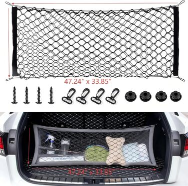 Сітчаста перегородка для тварин в авто, регульована, Oxford, 120x85 см