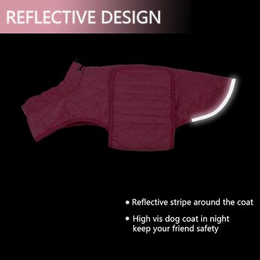 Водонепроникна зимова куртка для такс Babepet з флісовою підкладкою, світловідбиваючий пуловер з отвором для шлейки, розмір L (M(спинка:36см), рожевий)
