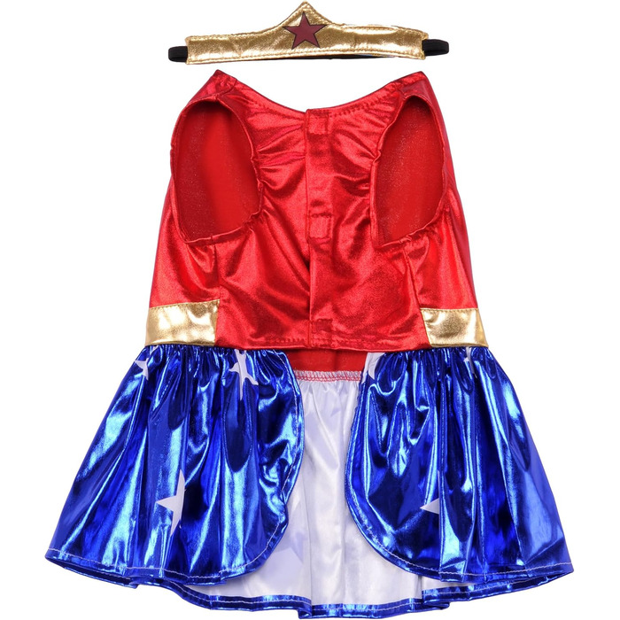 Костюм Рубіс Wonder Woman для собак DC Comics, супергеройський аксесуар, великий розмір XXL, на Хелловін