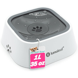 Миска для води для собак LumoLeaf, 1л, анти-розливання, для подорожей, не протікає, миска для собак, котів, тварин