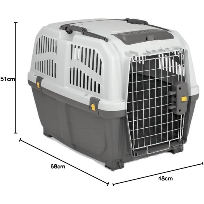 Транспортний бокс Leopet MPS SKUDO 4 IATA для собак, авіаперевезення, 68x48x51 см
