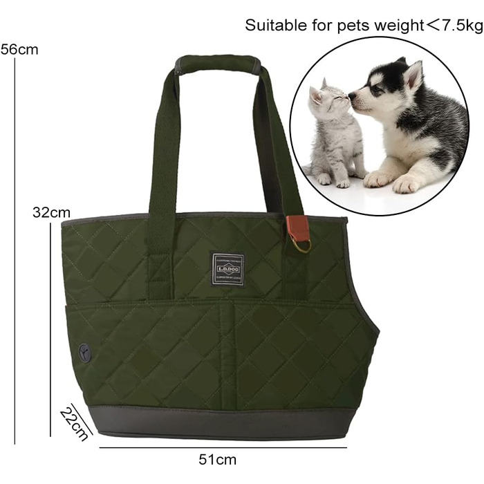 Чарівна переноска для тварин - сумка-переноска для кота/собаки, чорна, для щоденного використання на вулиці