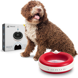 Автоматична поїлка Torus Pet Maxi 2 л, червона, для собак і котів, з фільтрацією, антибактеріальна, без BPA, для дому та подорожей