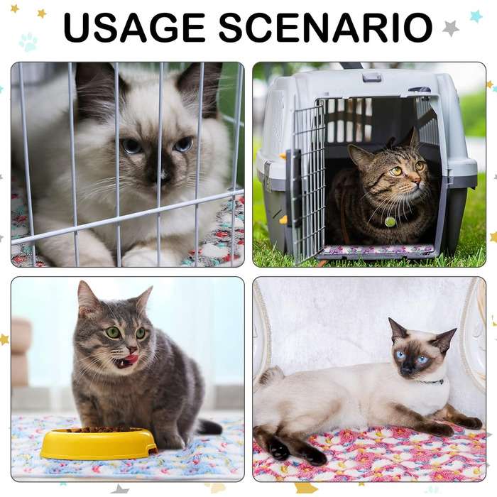 М'яка ковдра для морських свинок Namalu: водонепроникна, з флісу, 60x40 см