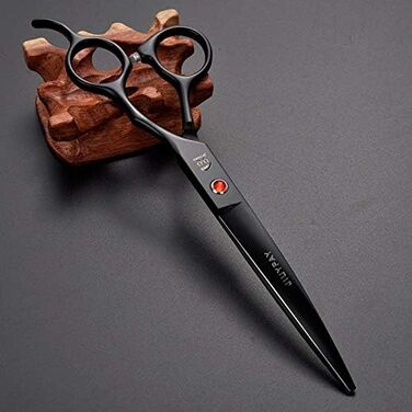 Набір професійних ножиць для грумінгу собак та котів: 4 шт. з нержавіючої сталі (триммер, витончувальна, вигнута, гребінець)