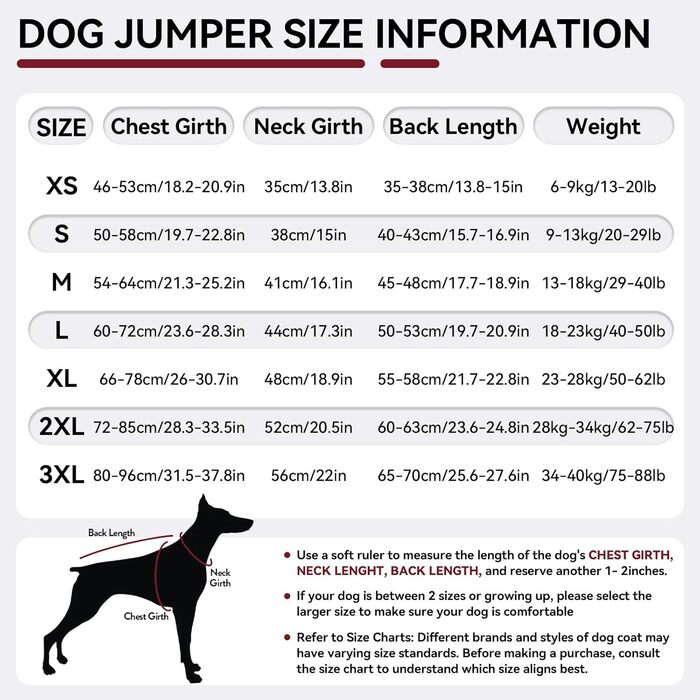 Теплий зимовий костюм для собак, флісовий пуловер з ніжками, м'яка тепла сорочка для собак маленьких та середніх порід, теплий халат для собак, флісова піжама (L, Червоний)