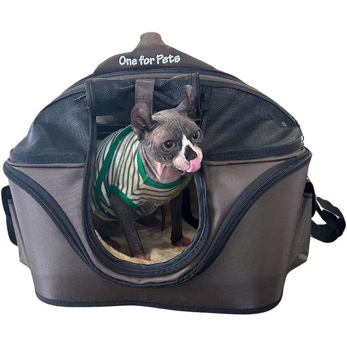 Транспортна сумка для собак і котів One for Pets Deluxe Cozy, розмір S, червона