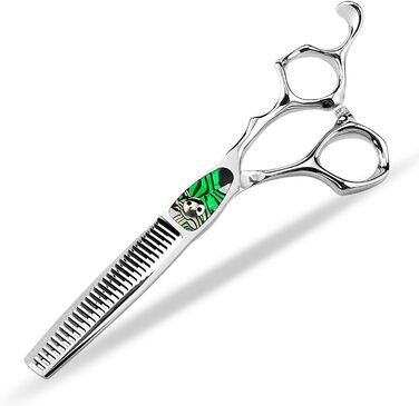 Набір ножиць для грумінгу собак 6 дюймів: прямі та розріджуючі ножиці для професійного догляду за шерстю.