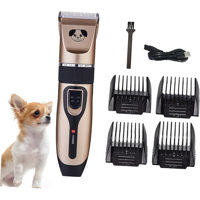 Машинка для стрижки шерсті тварин Supvox Tierhaarschneidemaschine з керамічним ножем, тиха та потужна