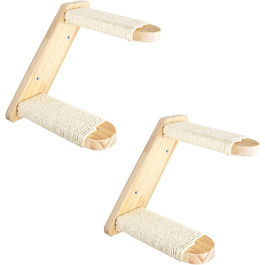 Сходинка для котів DaizySight на стіну: комплекс для лазіння, ігор та відпочинку (2 елементи)