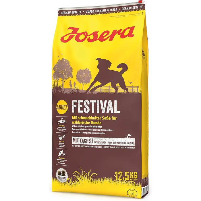 Сухий корм для вибагливих собак Josera Festival Adult, 12.5 кг