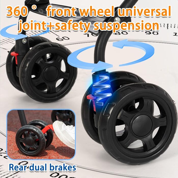 Візок для собак Homewell 2в1: візок-будка, сумка-переноска з підсклянниками, складна конструкція, гальмо та захист від дощу, візок-джерсі для домашніх тварин (чорний)