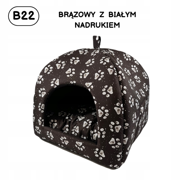 Ліжко-будиночок IGLOO для собак та котів, м'яка лежанка 50x50