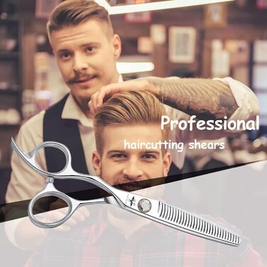 Професійна перукарська ножиця PURPLEBIRD 6 дюймів для стрижки та філірування, з японської сталі 440C, для жінок та чоловіків