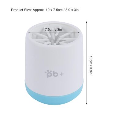 Автоматичний мийник лап для собак та котів, блакитний. Мийка лап для тварин, догляд за шерстю