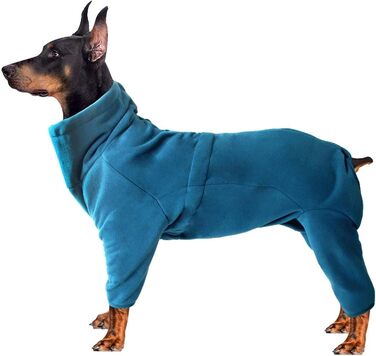 Теплий комбінезон для собак з флісу, з капюшоном, для коргі та інших порід, зелений, XS