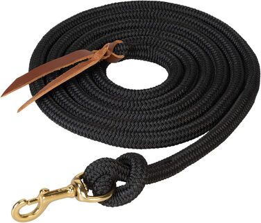 Масляний нагрудник з поліестеру Weaver Leather Rough Out для дорослих, повід для коня з карабіном 5/8