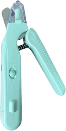 Електричний триммер для собак Krallenschneider - набір для догляду за кігтями з LED-підсвічуванням (світло-зелений)