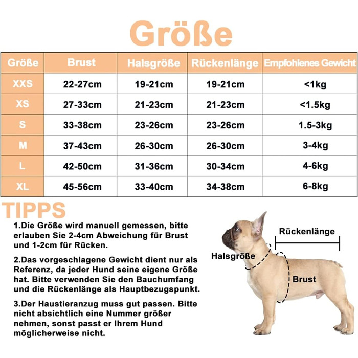 Тільце для собак після операції Kukaster: захист ран, для собак після кастрації, з отворами для лап, для собак з алергією, випаданням шерсті, після грумінгу, рожево-білий колір, розмір S