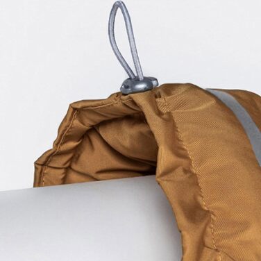 Зимовий одяг для собак: тепла куртка та жилет, захист від вітру, жовтий колір. Підходить для великих собак.