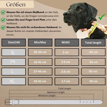 Нашийник для собак Ben&Bruno: широкий, регульований, ручної роботи, міцний, надійний, довговічний, з паракорду, для маленьких, середніх та великих собак, XL, багатокольоровий